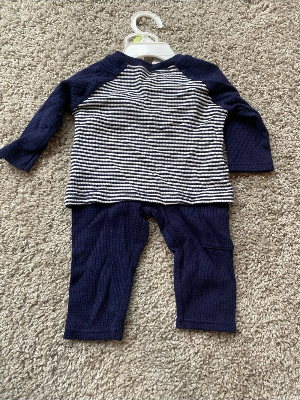 GAP Baby Navy & White Striped Pajama Set